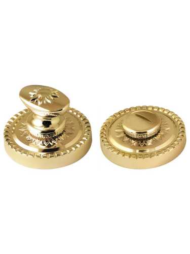 Ручка дверная межкомнатная Armadillo R.CL55.Matador GOLD-24 золото 24К с Заверткой BK6.R.CL55 GOLD-24