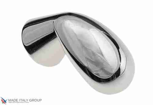 Ручка кнопка модерн COLOMBO DESIGN F512-CR полированный хром