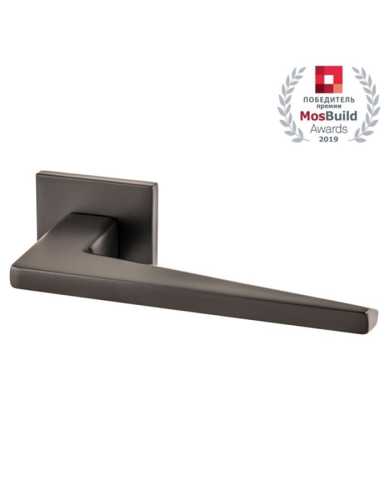 Комплект: Ручки Armadillo MORI USS BPVD-77+Завертка+Бесшумный замок и Петли Fuaro/вороненый никель