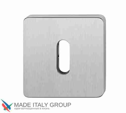 Накладка под ключ буратино на квадратном основании COLOMBO BT13BB-CM матовый хром (2 шт)