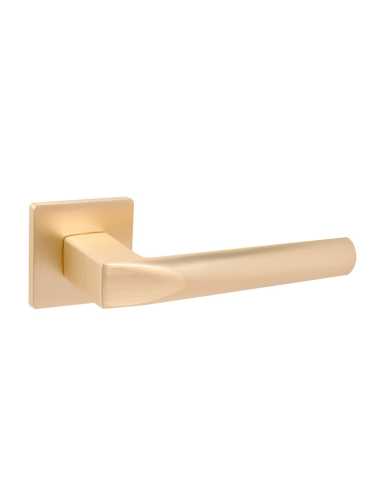 Ручка дверная Fuaro (Фуаро) межкомнатная K.SL52.PRIZMA (PRIZMA SL) SSG-39 сатинированное золото  Набор 9