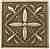 Вставка Moneli Decor Barro-co Art Taco Lys Bronce 5х5