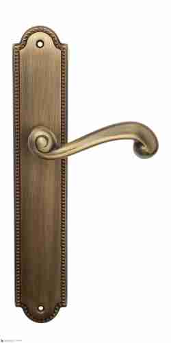 Дверная ручка Venezia "CARNEVALE" на планке PL98 матовая бронза