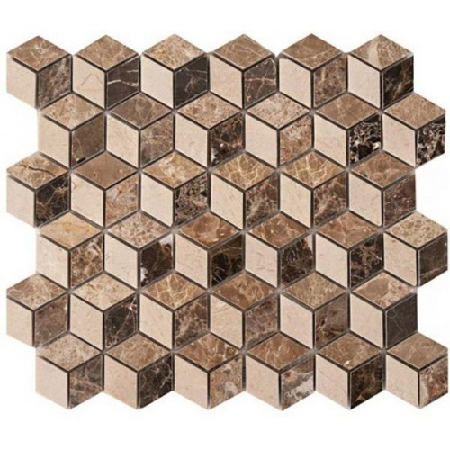 Мозаика Colori Viva Natural Stone CV20140 Mos. Cubic Polished Mix 30,5х30,5