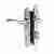 Ручка дверная на планке с замком Apecs 1223/60-CR хром