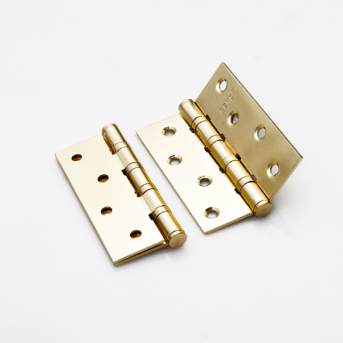 Петля стальная RENZ IN100-4BB FH SB 100*75*2,5, 4 подшипника, б/колп., латунь матовая