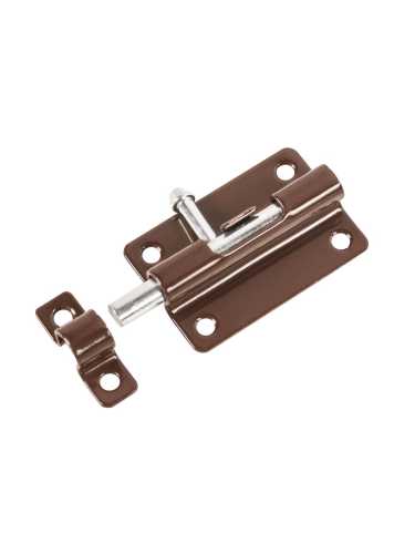 Шпингалет Ajax (Аякс) мебельный металлический SPD60х30 BR коричневый