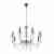Подвесная люстра iLamp Vibe P9474-8 Nickel Подвесная люстра iLamp Vibe P9474-8 Nickel