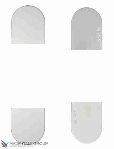 Колпачки для петель К6300, цвет МАТОВЫЙ ХРОМ (4 шт.)