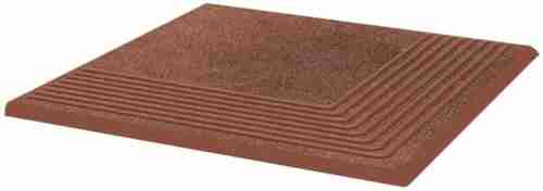 Клинкерная ступень угловая структурная Paradyz Taurus Brown  30х30