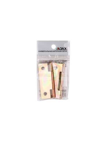 Петля Ajax (Аякс) карточная универсальная LM/IN33x48x1U YZN желтый цинк (2 шт)