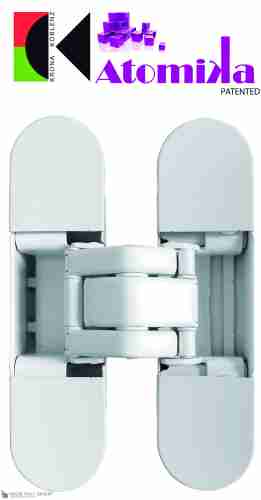 Kubica K8000 ATOMIKA DXSX, BI петля скрытая универсальная БЕЛЫЙ (60 kg)