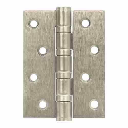 Комплект 8 шт. - Петля Armadillo (Армадилло) универсальная IN4500UC-BL SN 102x75x3 INOX304  матовый никель БЛИСТЕР