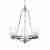 Подвесная люстра Lumina Deco Santini LDP 1220-4 CHR+WT Подвесная люстра Lumina Deco Santini LDP 1220-4 CHR+WT