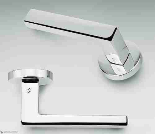 Дверная ручка на круглом основании COLOMBO Elle BD11RSB-GM матовый графит PVD