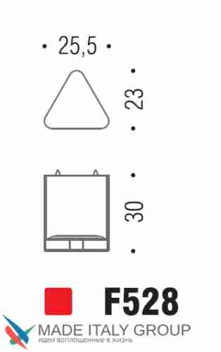 Ручка кнопка модерн COLOMBO DESIGN F528-NM матовый черный