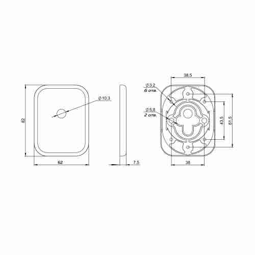 Накладка Fuaro (Фуаро) на шток цилиндра ESC.O.TRD/K.486 SSC-16 сатинированный хром (1шт.)