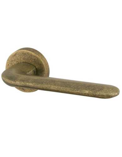 Комплект: Ручки Armadillo Urban Excalibur URB4 OB-13+Завертка+Бесшумный замок Fuaro/античная бронза