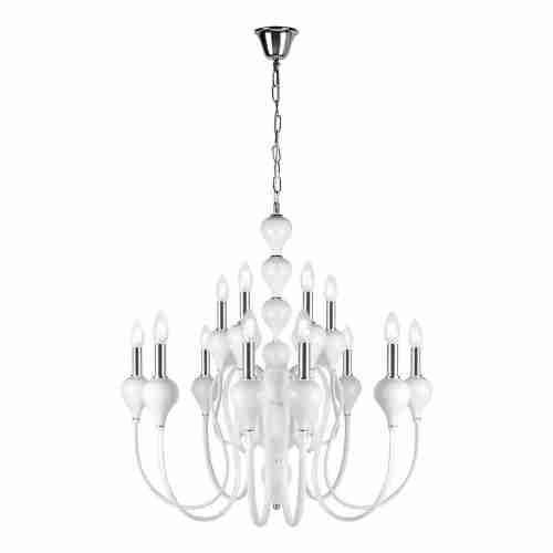 Подвесная люстра iLamp Lady 88003-8+4 WH