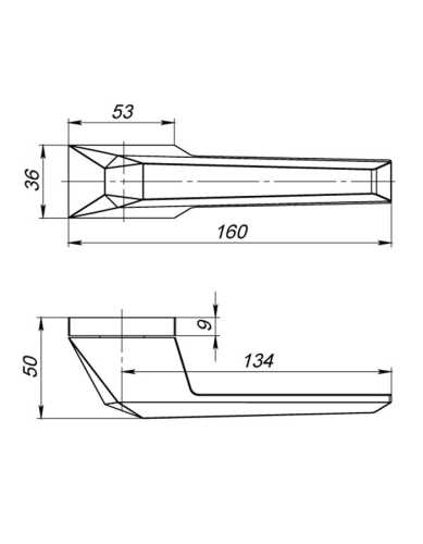Комплект: Ручки Armadillo STONE UCS SN-3+Завертка+Бесшумный замок Fuaro/матовый никель
