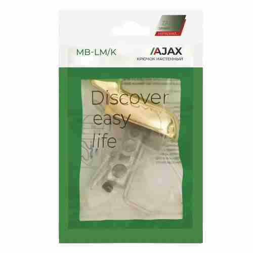 Крючок Ajax (Аякс) настенный MB-LM/K-001 GP золото