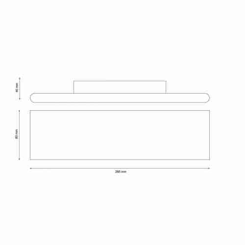 Настенный светильник Lucia Tucci Aero W206 Bianco LED