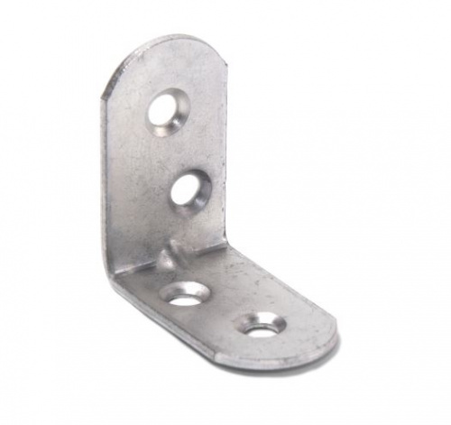 Кронштейн мебельный СКОБИС МК 30х30х16х1,5 цинк белый