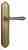 Дверная ручка Venezia "CLASSIC" на планке PL98 матовая бронза
