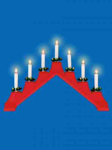 Фигурка «Новогодняя горка» 30х41см Uniel UDL-L7101-007/SWA/WW Red Bridge UL-00007387