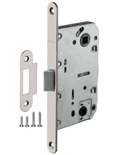 Комплект: Ручки Armadillo Corsica SQ003-21SN-3+Завертка+Бесшумный замок и Петли Fuaro/матовый никель