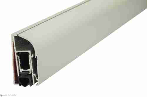 Автоматический порог накладной для стекла Venezia 1460GD/900-700 мм, 1 уровень, серебристый