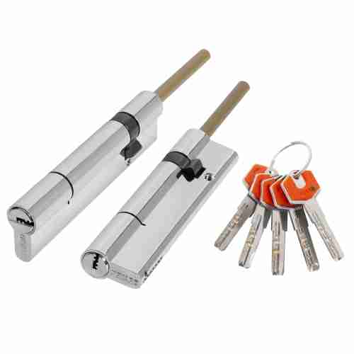 Цилиндровый механизм D-PROTERM507/120 Fuaro (Фуаро) mm (85+10+25) термошток 8х65 мм CP, 5 кл.