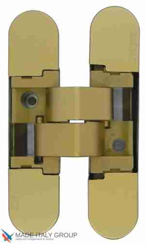 Kubica K1019 DXSX, KOMBI HYBRID OS петля скрытая универсальная МАТОВОЕ ЗОЛОТО (40 kg)