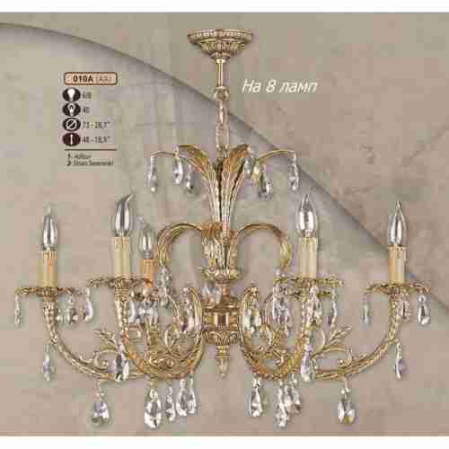 Люстра подвесная Riperlamp 010A/8 AA SWAROVSKI