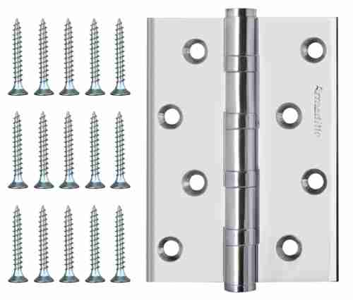Комплект 10 шт. - Петля Armadillo (Армадилло) универсальная IN4500UC-BL CP 102x75x3 INOX304 хром БЛИСТЕР