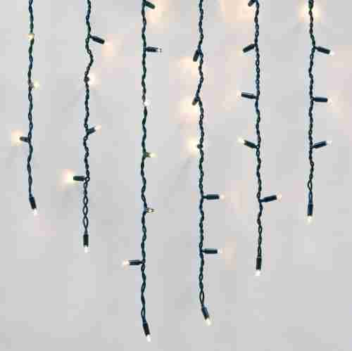 Уличная светодиодная гирлянда Uniel бахрома 220V теплый белый ULD-B3010-200/TBK Warm White IP67 UL-00003934