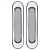 Ручка для раздвижных дверей Punto Soft LINE SL-010 CP