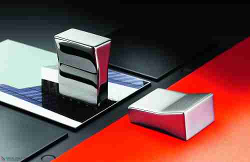 Ручка кнопка модерн COLOMBO DESIGN F527-NM матовый черный