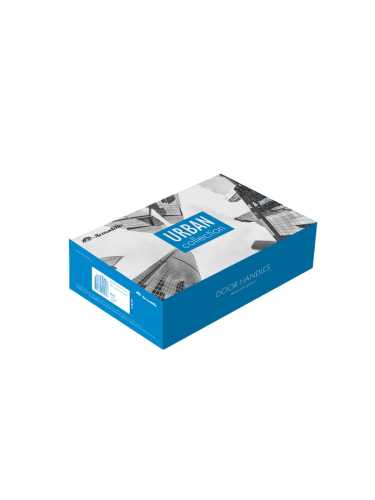 Ручка дверная Armadillo (Армадилло) межкомнатная K.UCS36.STONE (STONE UCS) BL-26 черный  Набор 8