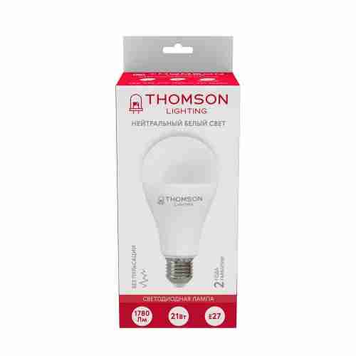 Лампа светодиодная Thomson E27 21W 4000K груша матовая TH-B2100