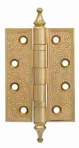 Комплект 10 шт. - Петля дверная универсальная латунная Armadillo Castillo CL 500-A4 102x76x3,5 IG итальянское золото