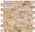 Мозаика Карамелле Pietrine Emperador Light POL чип 23x48х4 29,8х29,8
