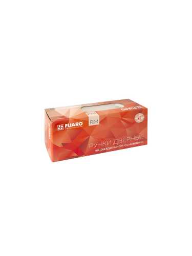 Ручка дверная Fuaro (Фуаро) межкомнатная R.RM54.SOLO (SOLO RM) SN/CP-3 матовый никель/хром  Набор 5