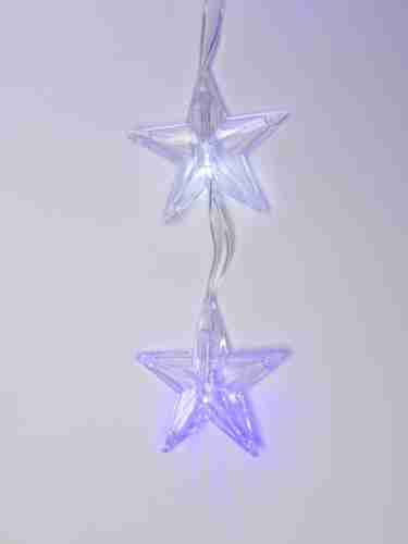 Светодиодная гирлянда Uniel занавес 220V белый ULD-E5505-196/DTK WHITE-BLUE IP20 STARS-1 UL-00001410