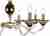 Подвесная люстра iLamp Flo YT2049-8 GD+Cear