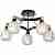 Потолочная люстра N-Light 418 418-05-13WBB chrome + wengue