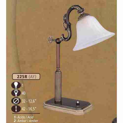 Интерьерная настольная лампа Riperlamp 225R/1 AY AMBER
