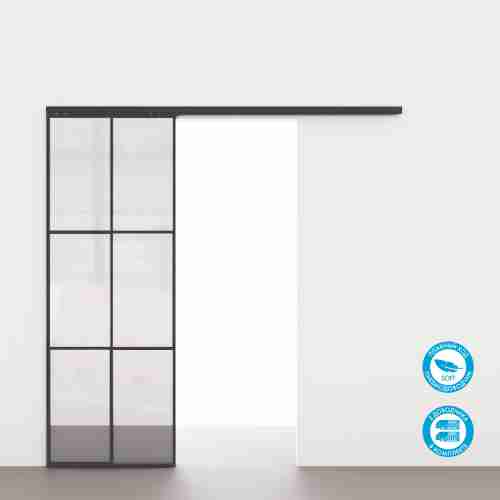 Комплект Armadillo (Армадилло) для раздвижных профильных дверей SLD.Comfort-PRO.SET2.PROF soft close/80