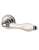 Ручка дверная межкомнатная Armadillo R.CL55.Silvia SILVER-925/LWP-109 серебро 925/беж.фарфор с Заверткой BK6.R.CL55 SILVER-925 Ручка дверная межкомнатная Armadillo R.CL55.Silvia SILVER-925/LWP-109 серебро 925/беж.фарфор с Заверткой BK6.R.CL55 SILVER-925