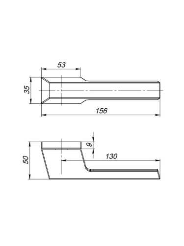Ручка дверная Armadillo (Армадилло) межкомнатная K.UCS36.BRICK (BRICK UCS) FSG-39 флорентийское золото  Набор 9